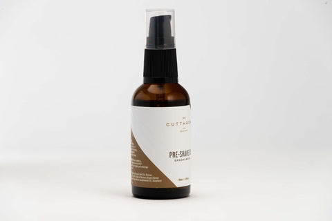 natural sandalwood pre-shave oil